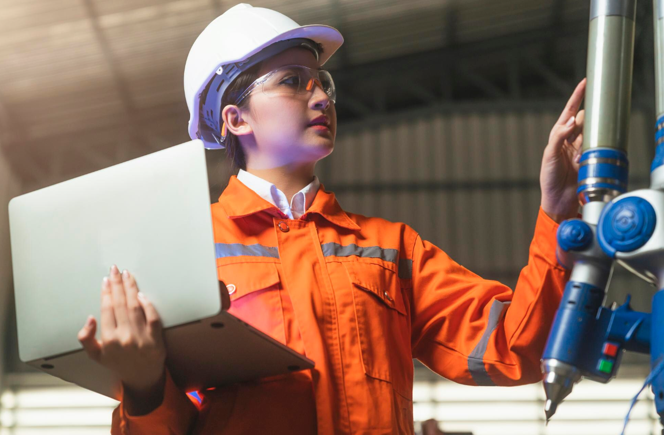 Engineering personnel are conducting preventive maintenance operations to keep equipment in optimal operating condition before any malfunctions occur